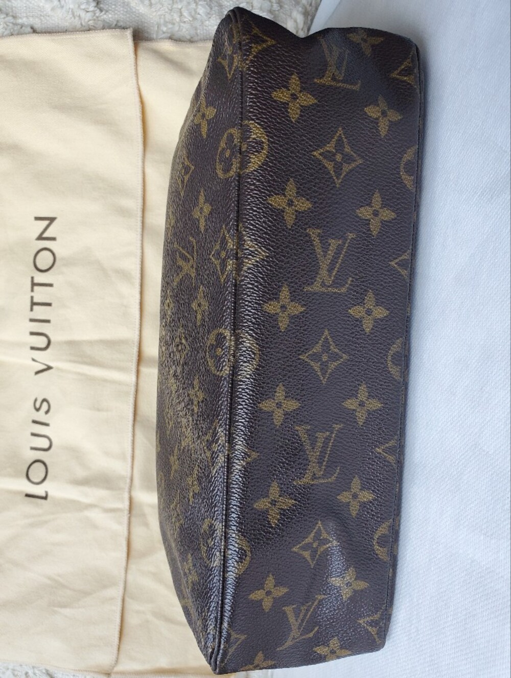 Louis Vuitton Monogram Bag - Dark Brown with Gold Motif - Picture 7 of 16